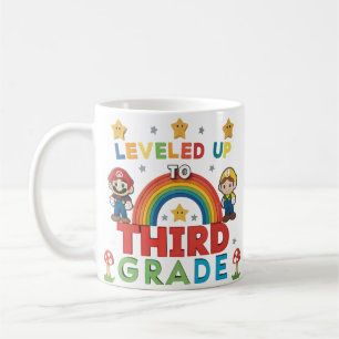 Levelled Up to Third Grade Mug   Back to School Cu