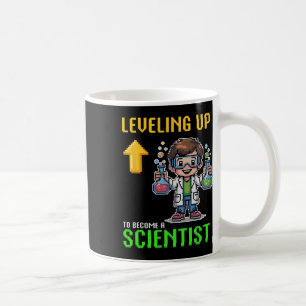 Levelling Up Scientist Ck To School Funny Gamer Bo Coffee Mug