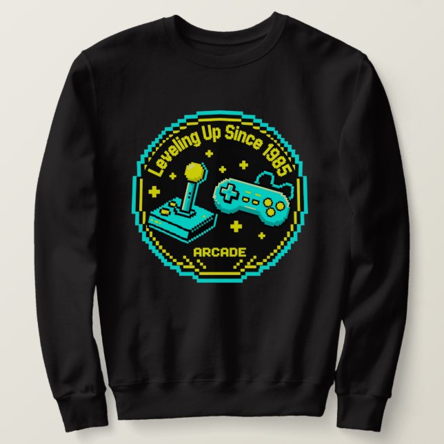 Levelling Up Since 1985 Arcade Tee (Design Front)