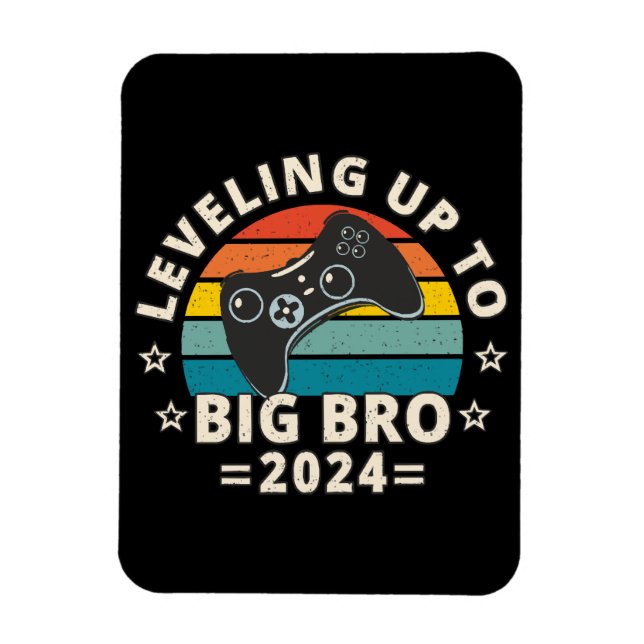 Levelling Up To Big Bro 2024 Magnet (Vertical)