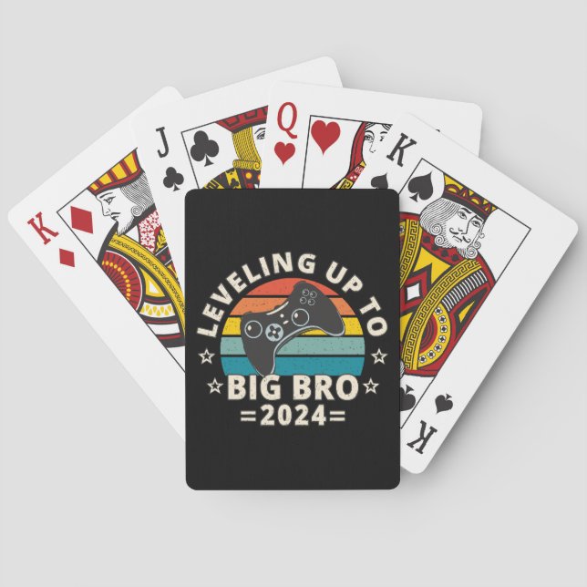 Levelling Up To Big Bro 2024 Playing Cards (Back)
