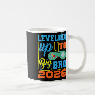 Levelling Up To Big Bro 2026 Video Game Pregnancy Coffee Mug