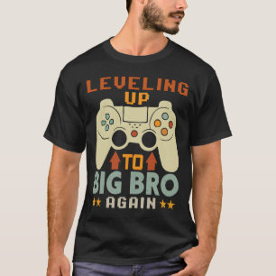 Levelling Up To Big Bro Again Vintage  Big Brother T-Shirt