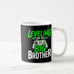 Levelling up to big brother 2026 funny gamer broth coffee mug