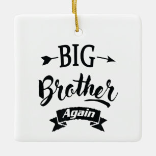 Levelling up to Big Brother Again 2022 Pregnancy Ceramic Ornament