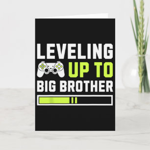 Levelling Up To Big Brother - Funny Gamer For Men  Card