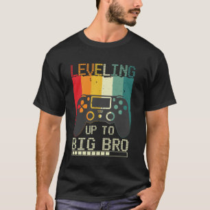 Levelling Up To Big Brother Retro Vintage Game Con T-Shirt
