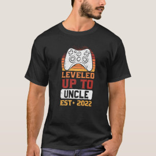 Levelling Up To Big Uncle Great Uncle 2022 T-Shirt
