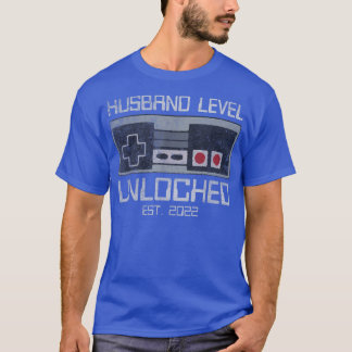 Levelling Up To Husband 2022 Levelled Up Bachelor  T-Shirt