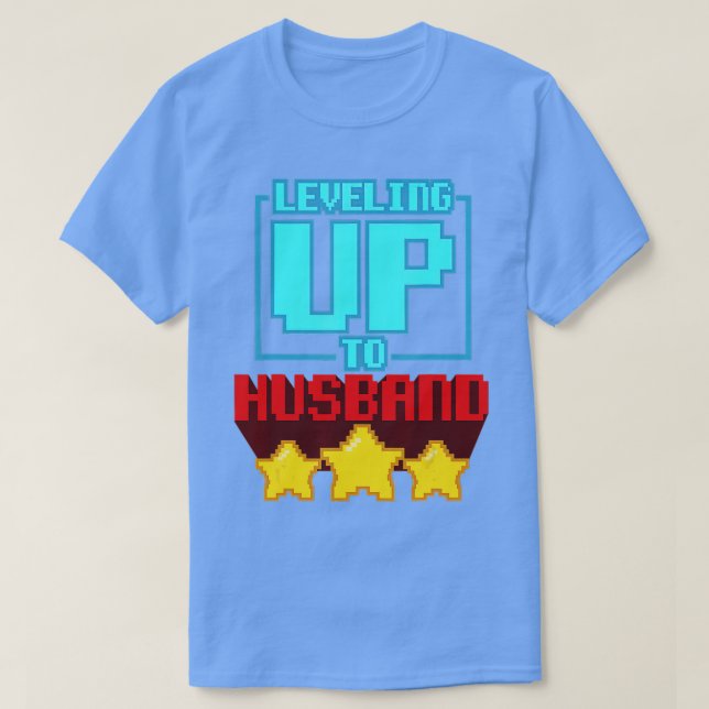 Levelling Up To Husband  (9)  T-Shirt (Design Front)