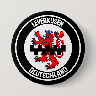 Leverkusen Round Emblem 7.5 Cm Round Badge