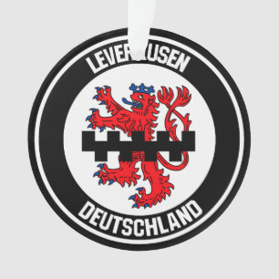 Leverkusen Round Emblem Ornament