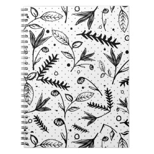 leves pattern notebook