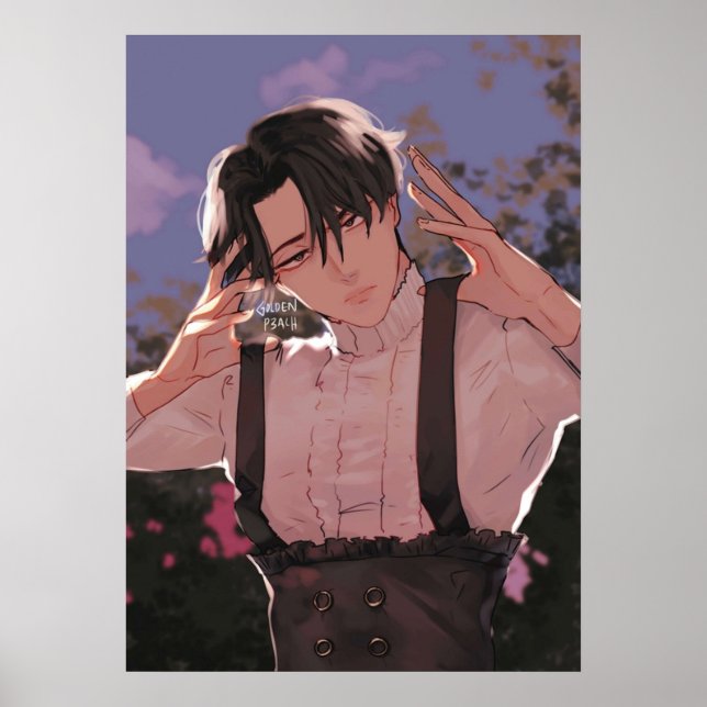 Levi Ackerman By Golden Peach Poster (Front)