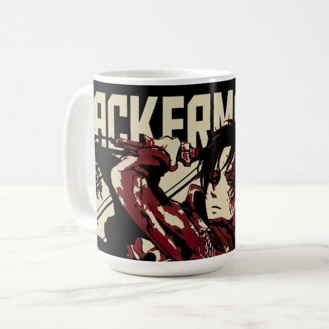Levi Ackerman Coffee Mug (Front Left)