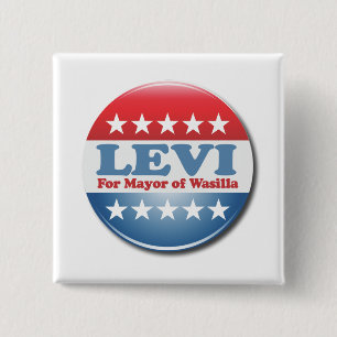 Levi for Mayor Button
