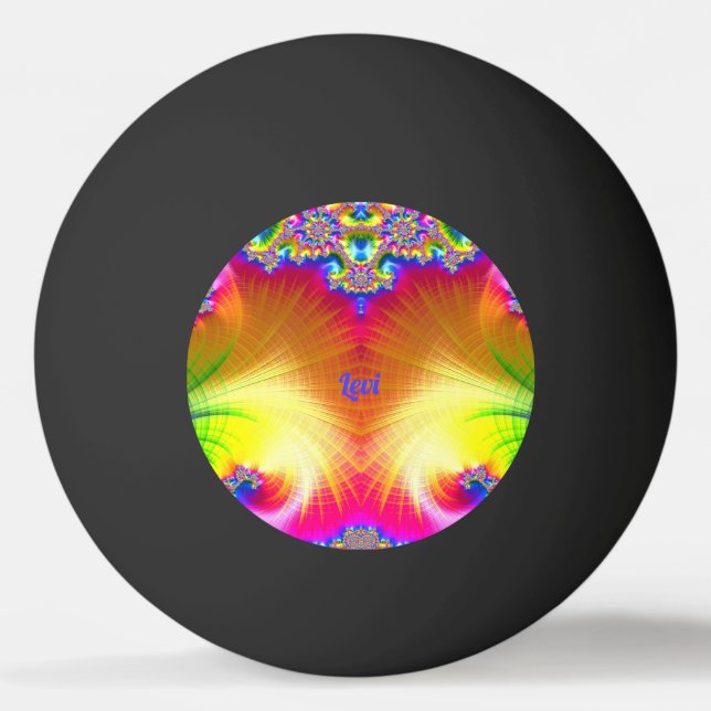 LEVI ~ Multitude of Bright Shades ~ Design ~  Ping Pong Ball (Back)