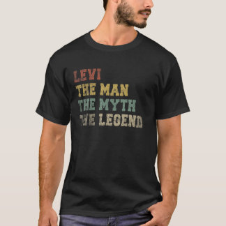 Levi Name Personalised The Man The Myth The Legend T-Shirt