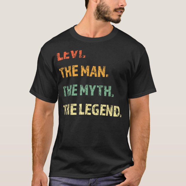 Levi The Man The Myth The Legend Personalised Name T-Shirt (Front)