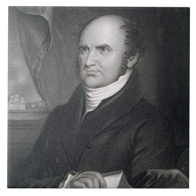 Levi Woodbury, engraved by Robert E. Whitechurch ( Tile (Front)