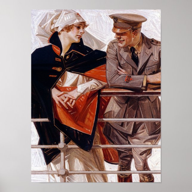 Leviathan, 1918 by Joseph Christian Leyendecker Poster (Front)