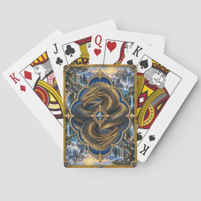 Leviathan, Gothic Fantasy Monster Playing Cards (Back)