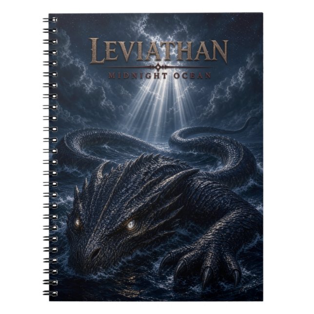 Leviathan Midnight Ocean Dark Cinema Notebook (Front)