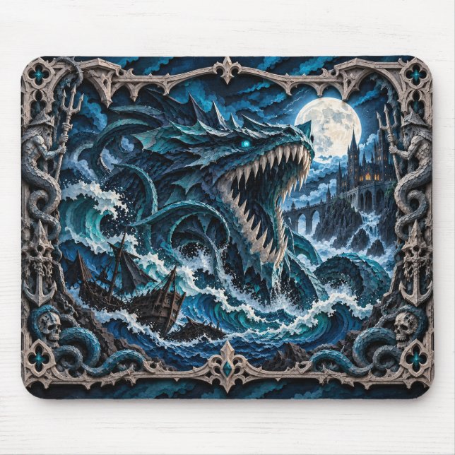 Leviathan, Paper Cut Monster Mouse Pad (Front)