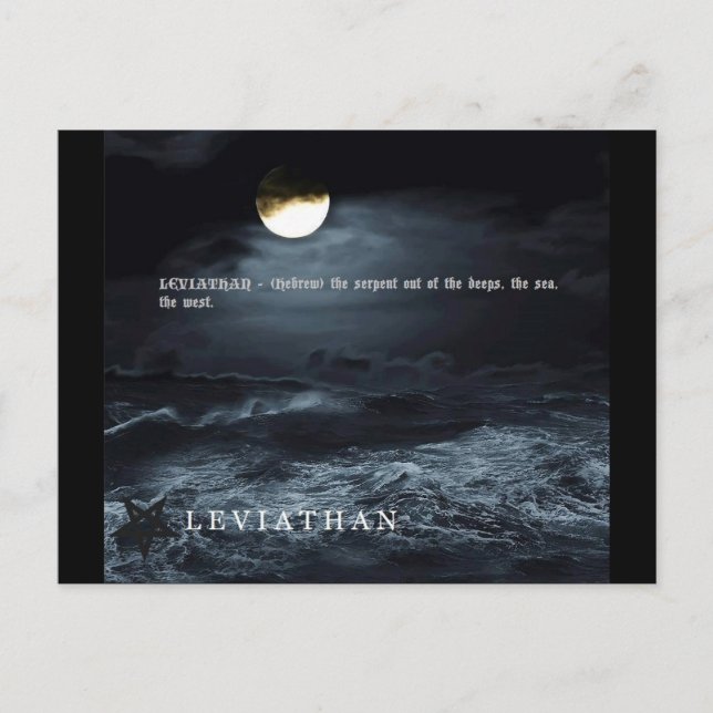 LEVIATHAN POSTCARD (Front)