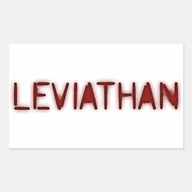 Leviathan Rectangular Sticker (Front)