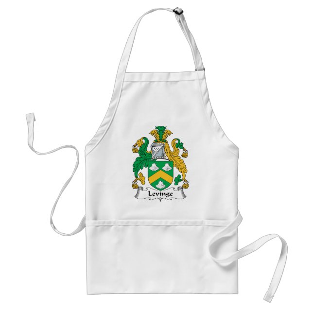 Levinge Family Crest Standard Apron (Front)