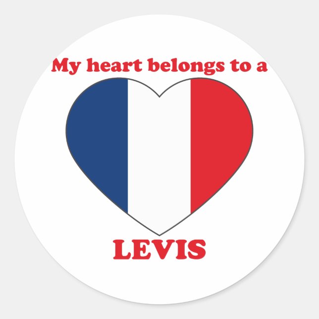 Levis Classic Round Sticker (Front)