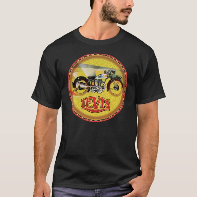 Levis Vintage Motorcycle sign T-Shirt (Front)