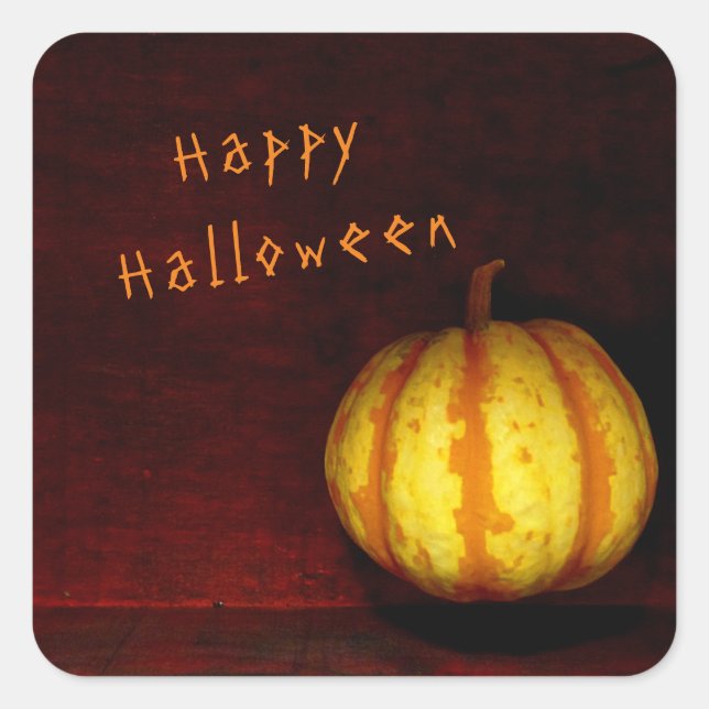 Levitate Pumpkin - Still Life Square Sticker (Front)