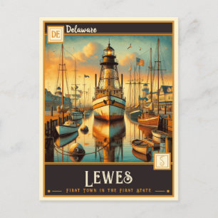 Lewes, Delaware   Vintage Postcard