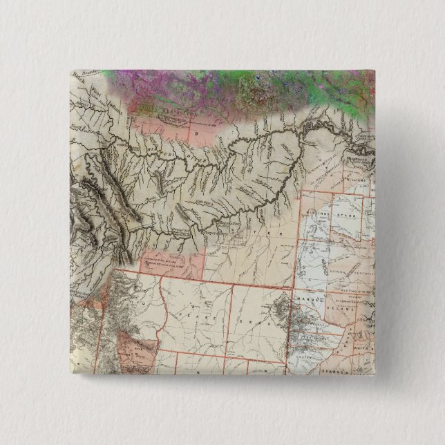 Lewis and Clark 15 Cm Square Badge (Front)