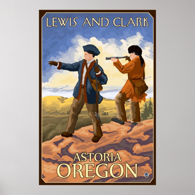 Lewis and Clark - Astoria, Oregon Poster (Front)