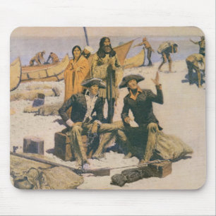 Lewis and Clark at the Columbia River Mouse Pad