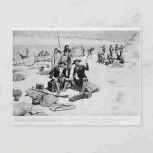 Lewis and Clark at the mouth of the Columbia Postcard