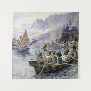 “Lewis and Clark” by Charles M Russell Tapestry