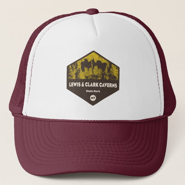 Lewis and Clark Caverns State Park Montana Trucker Hat (Front)