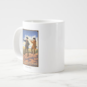 Lewis and Clark Exploring the West Large Coffee Mug