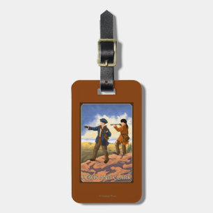 Lewis and Clark Exploring the West Luggage Tag