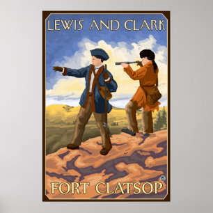 Lewis and Clark - Fort Clatsop, Oregon Poster