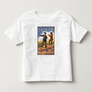 Lewis and Clark - Glacier National Park, MT Toddler T-Shirt