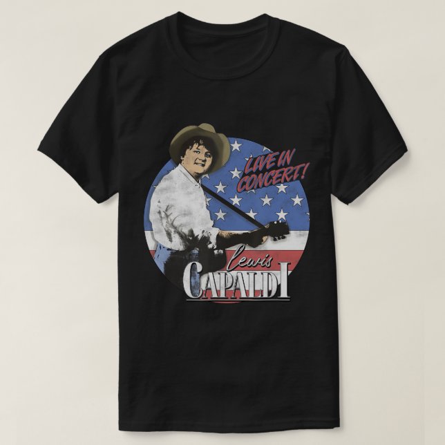 Lewis Capaldi â€“ Americas Sweetheart Salt Lake Ci T-Shirt (Design Front)