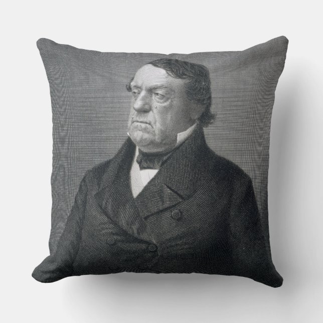 Lewis Cass, engraved by William G. Jackman (fl.c.1 Cushion (Front)