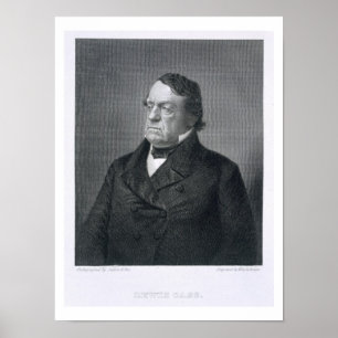 Lewis Cass, engraved by William G. Jackman (fl.c.1 Poster