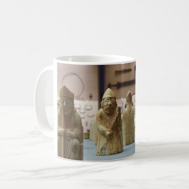 Lewis chessmen coffee mug (Front Left)