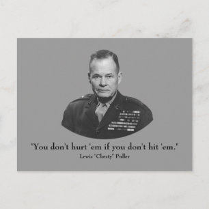 Lewis "Chesty" Puller Postcard